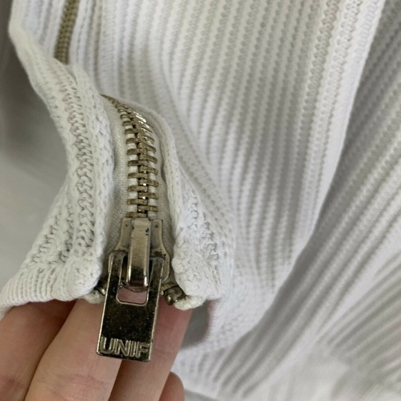 UNIF x URBAN OUTFITTERS side zipper knit sweater - Picture 8 of 8